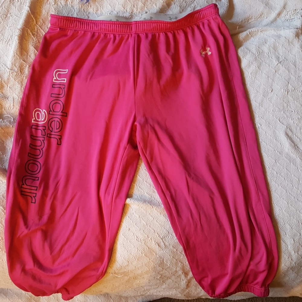 Under armour capri sweat pants